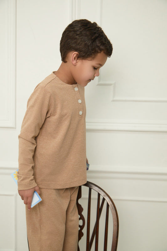 Boys Orchid Pyjamas - Tan